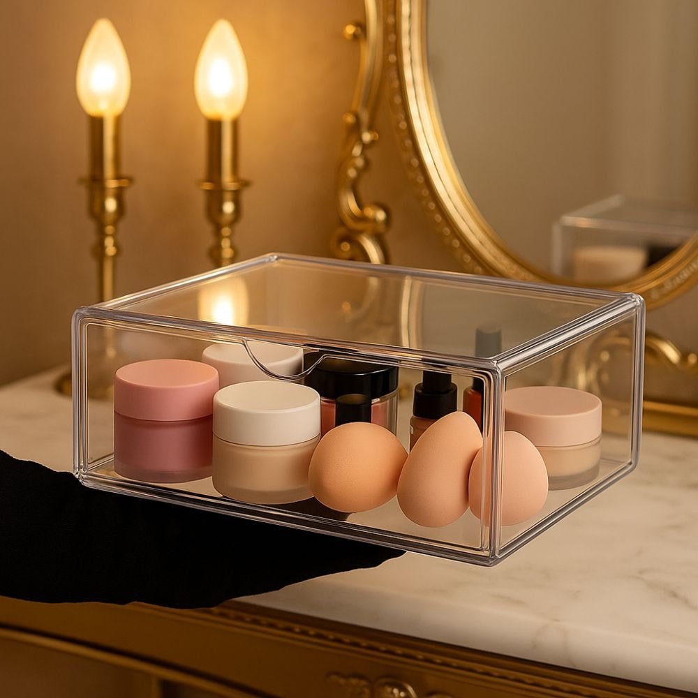 Gaveteiro Organizador de Cosméticos 1 Gaveta Gaveteiro Organizador de Cosméticos 1 Gaveta