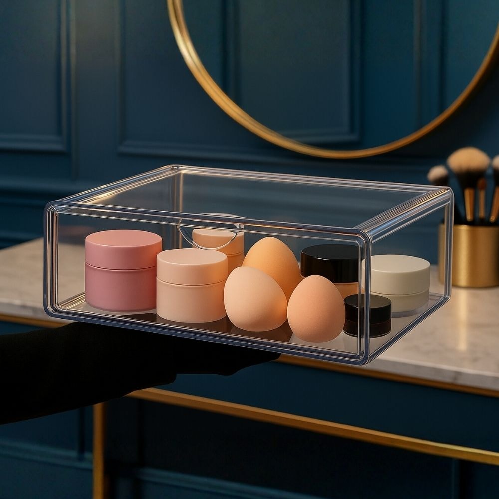 Gaveteiro Organizador de Cosméticos 1 Gaveta Gaveteiro Organizador de Cosméticos 1 Gaveta