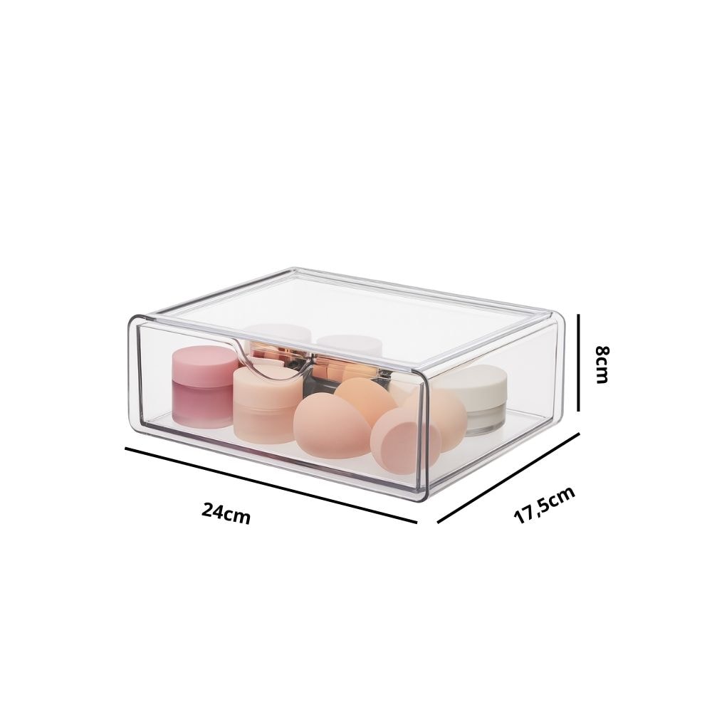 Gaveteiro Organizador de Cosméticos 1 Gaveta Gaveteiro Organizador de Cosméticos 1 Gaveta