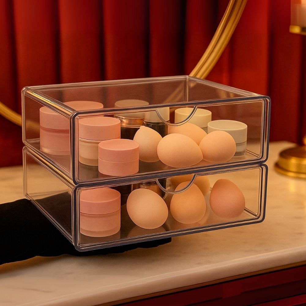 Gaveteiro Organizador de Cosméticos 2 Gavetas