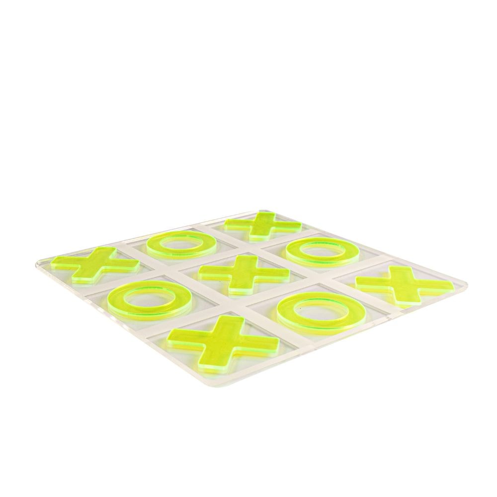 Jogo da Velha com Tabuleiro em Acrílico Jogo da Velha com Tabuleiro em Acrílico