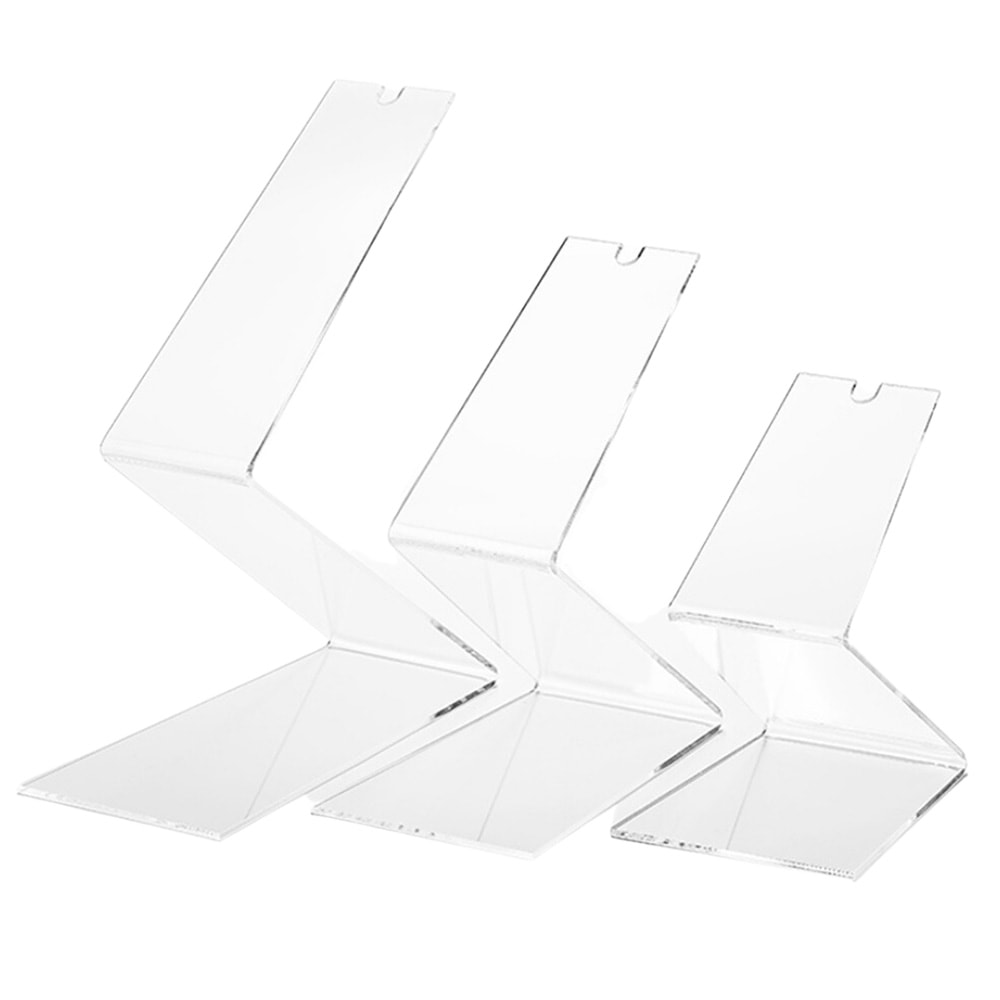 Kit Expositor de Calçado em Acrílico para Vitrine - 3 Peças Kit Expositor de Calçado em Acrílico para Vitrine - 3 Peças