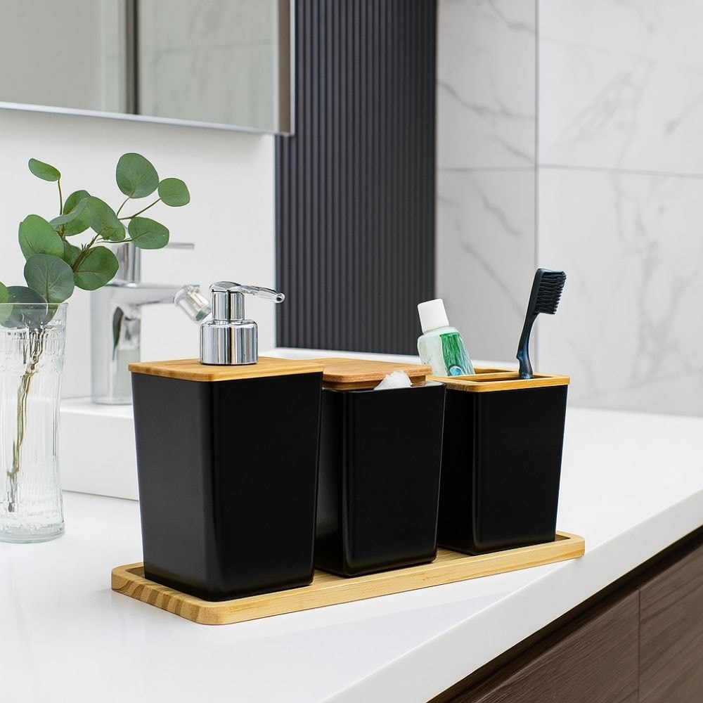 Kit Luxo para Banheiro 3 Peças Kit Luxo para Banheiro 3 Peças