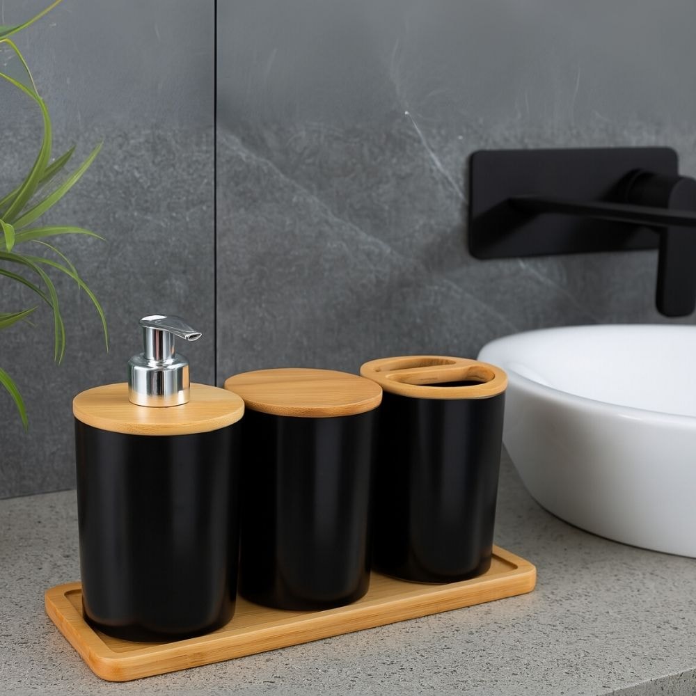 Kit Luxo para Banheiro 3 Peças Kit Luxo para Banheiro 3 Peças