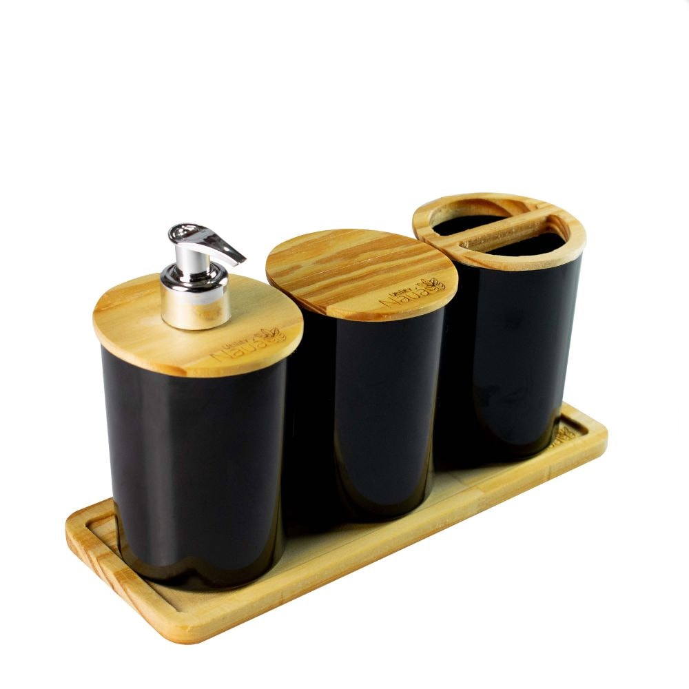 Kit Luxo para Banheiro 3 Peças Kit Luxo para Banheiro 3 Peças