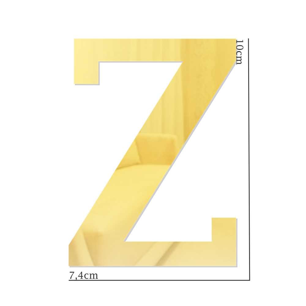 Letra em Acrílico Espelhado - Z Letra em Acrílico Espelhado - Z