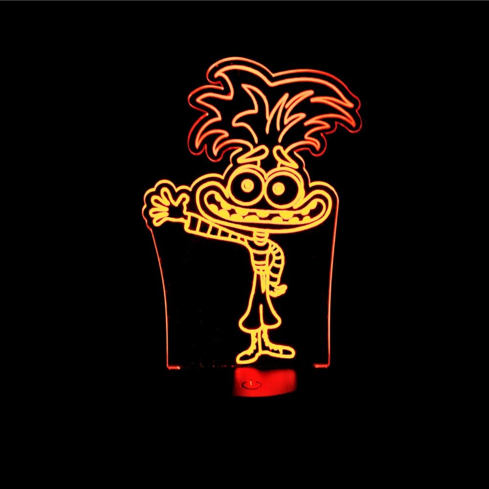 Luminária de Led - Ansiedade Divertidamente Luminária de Led - Ansiedade Divertidamente