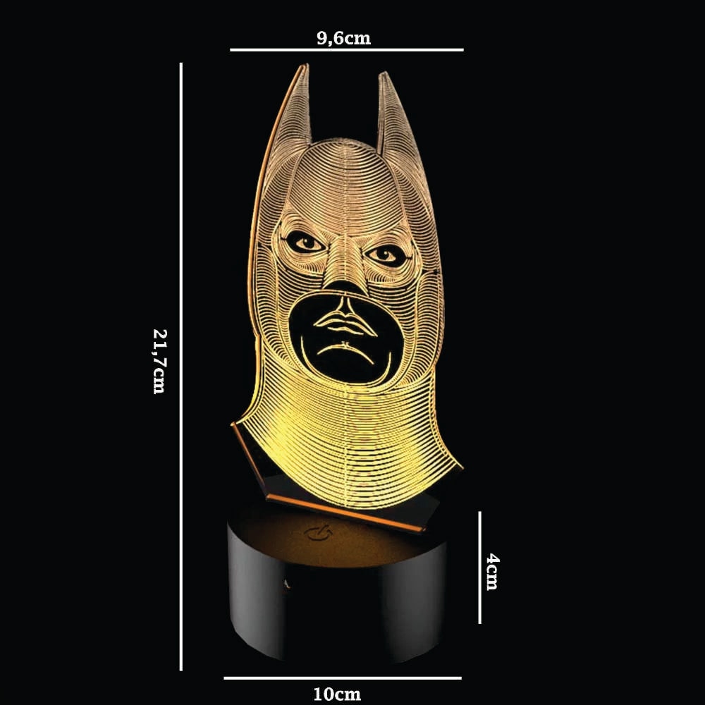 Luminária de Led - Batman Luminária de Led - Batman