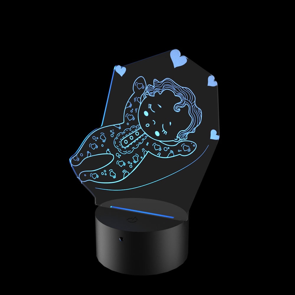 Luminária de Led - Bebê Menino Luminária de Led - Bebê Menino