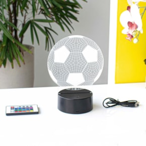 Luminária de Led - Bola de Futebol