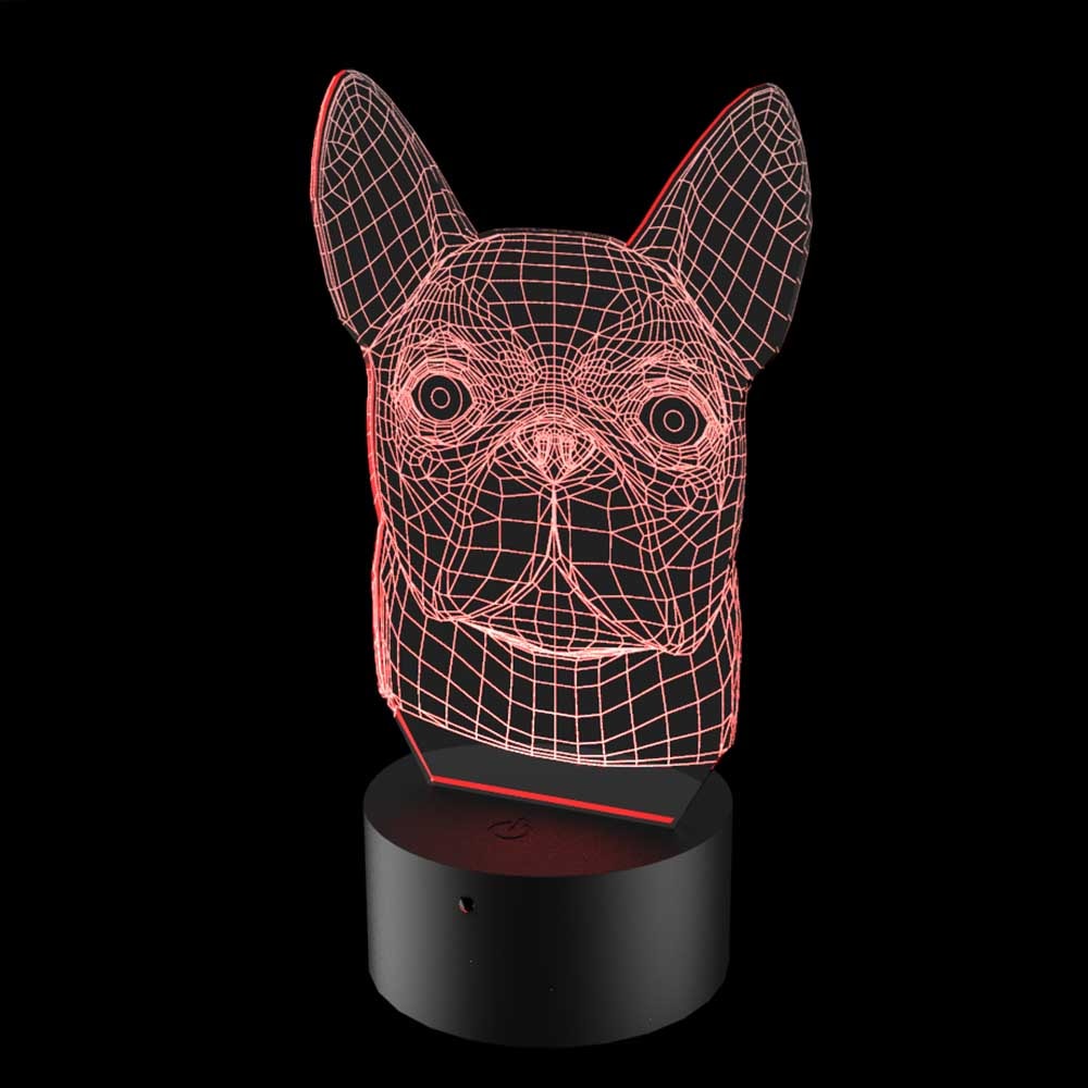 Luminária de Led - Bulldog Francês Luminária de Led - Bulldog Francês