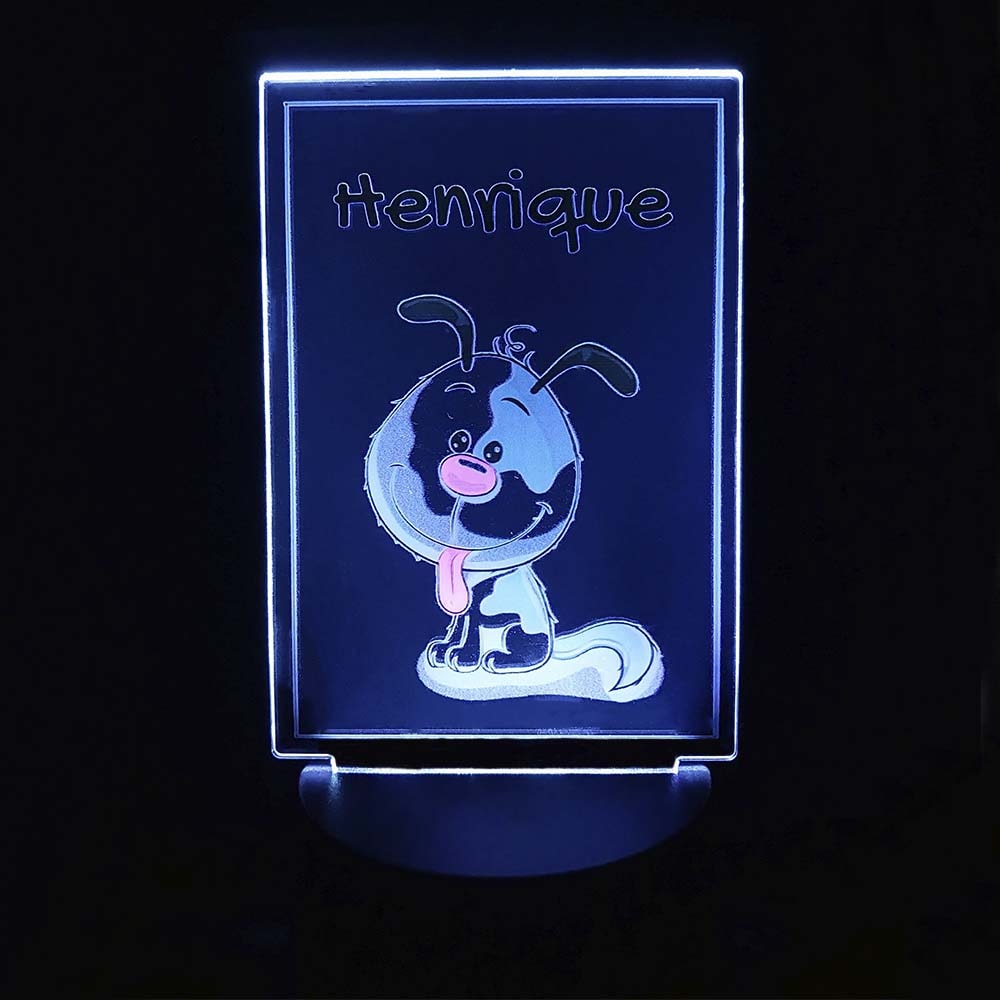 Luminária de Led - Cachorro Floquinho Luminária de Led - Cachorro Floquinho