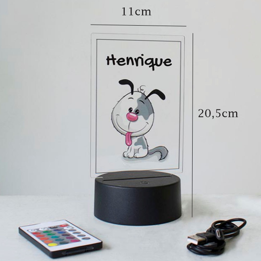 Luminária de Led - Cachorro Floquinho Luminária de Led - Cachorro Floquinho