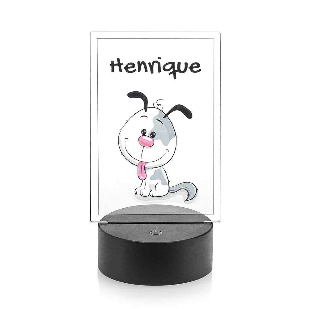 Luminária de Led - Cachorro Floquinho Luminária de Led - Cachorro Floquinho