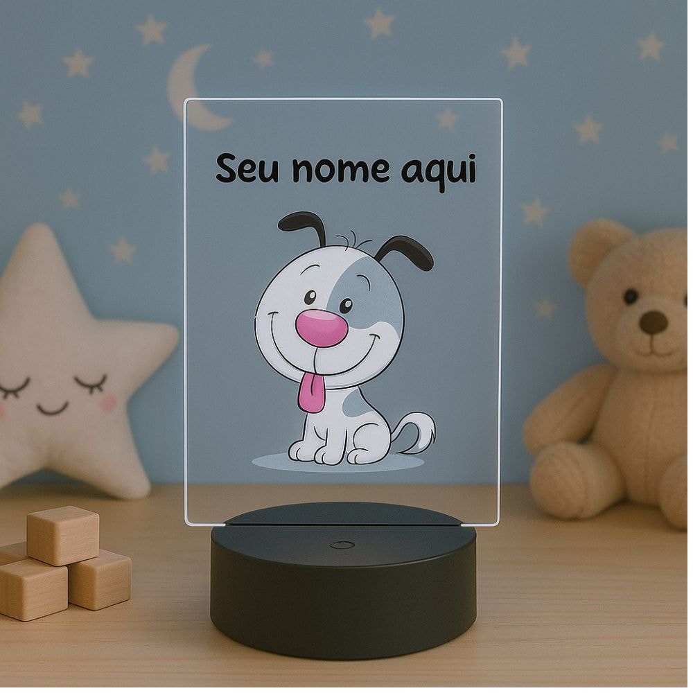 Luminária de Led - Cachorro Floquinho Luminária de Led - Cachorro Floquinho