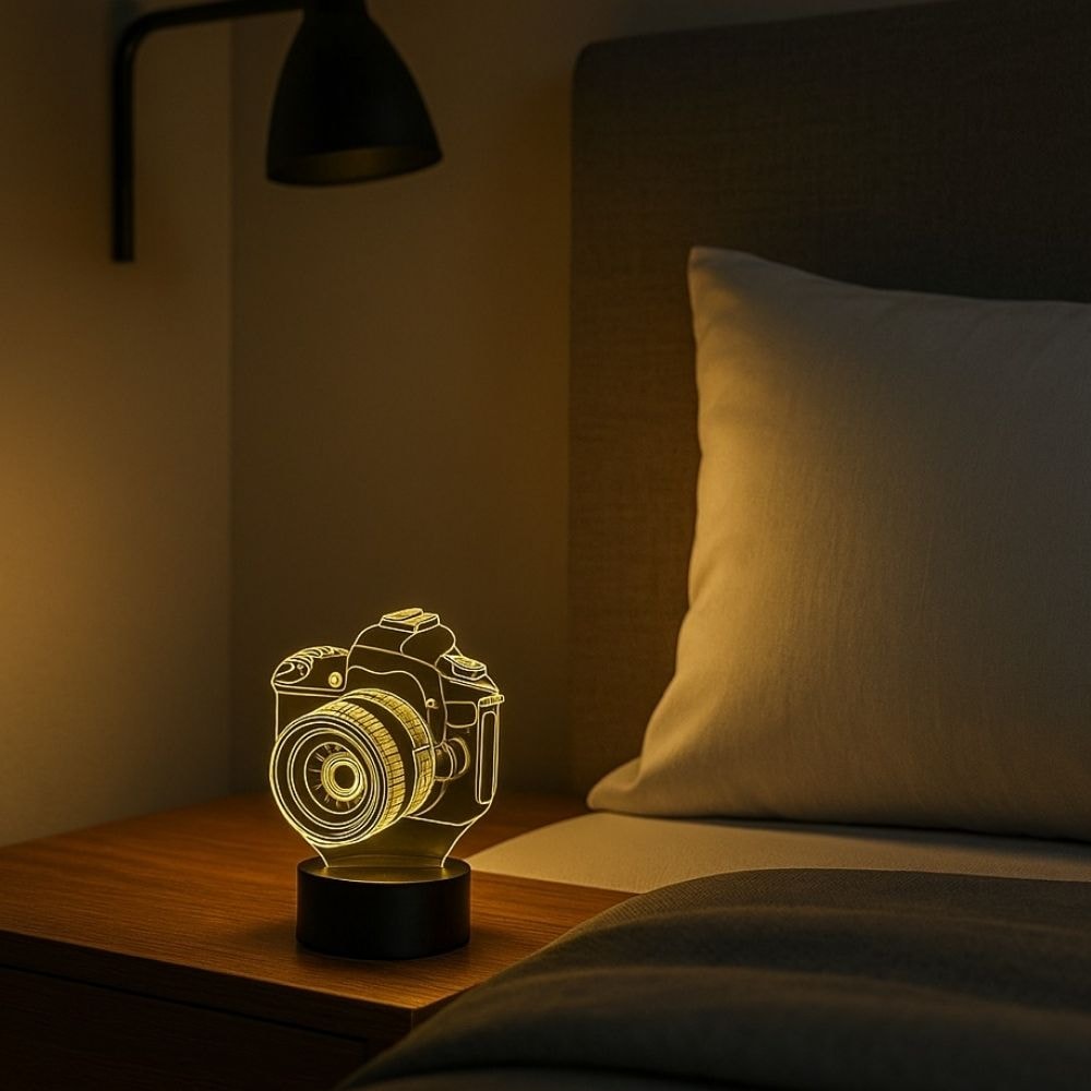 Luminária de Led - Câmera Fotográfica