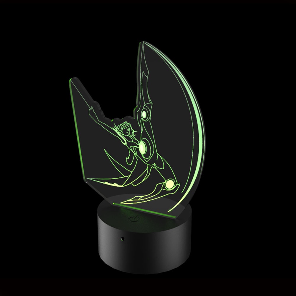 Luminária de Led - Camille Ataque League Of Legends Luminária de Led - Camille Ataque League Of Legends