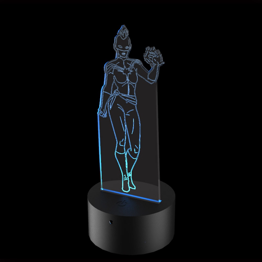 Luminária de Led - Capitã Marvel Luminária de Led - Capitã Marvel