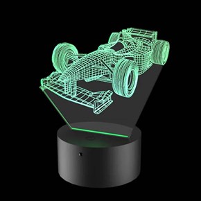 Luminária de Led - Carro Fórmula 1