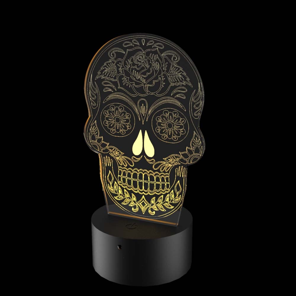 Luminária de Led - Caveira Mexicana Luminária de Led - Caveira Mexicana