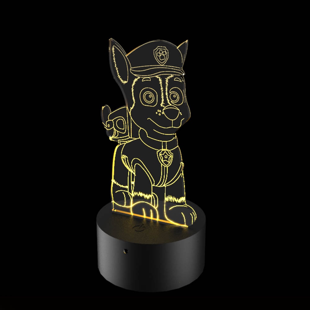 Luminária de Led - Chase Patrulha Canina Luminária de Led - Chase Patrulha Canina