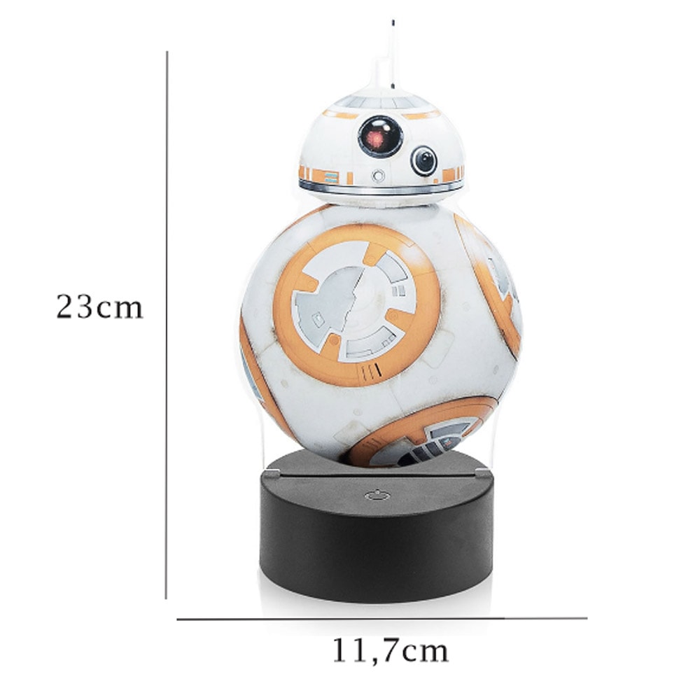 Luminária de Led com Impressão Digital - BB-8 Luminária de Led com Impressão Digital - BB-8