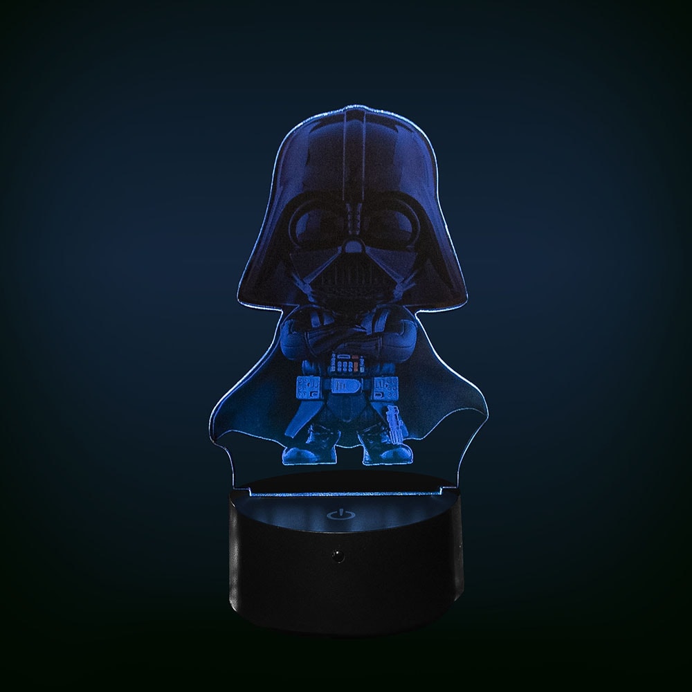 Luminária de Led com Impressão Digital - Darth Vader Luminária de Led com Impressão Digital - Darth Vader