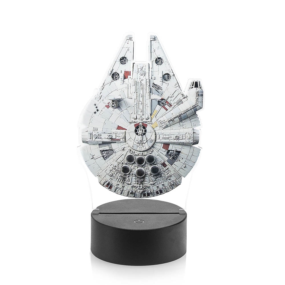 Luminária de Led com Impressão Digital - Millennium Falcon Luminária de Led com Impressão Digital - Millennium Falcon