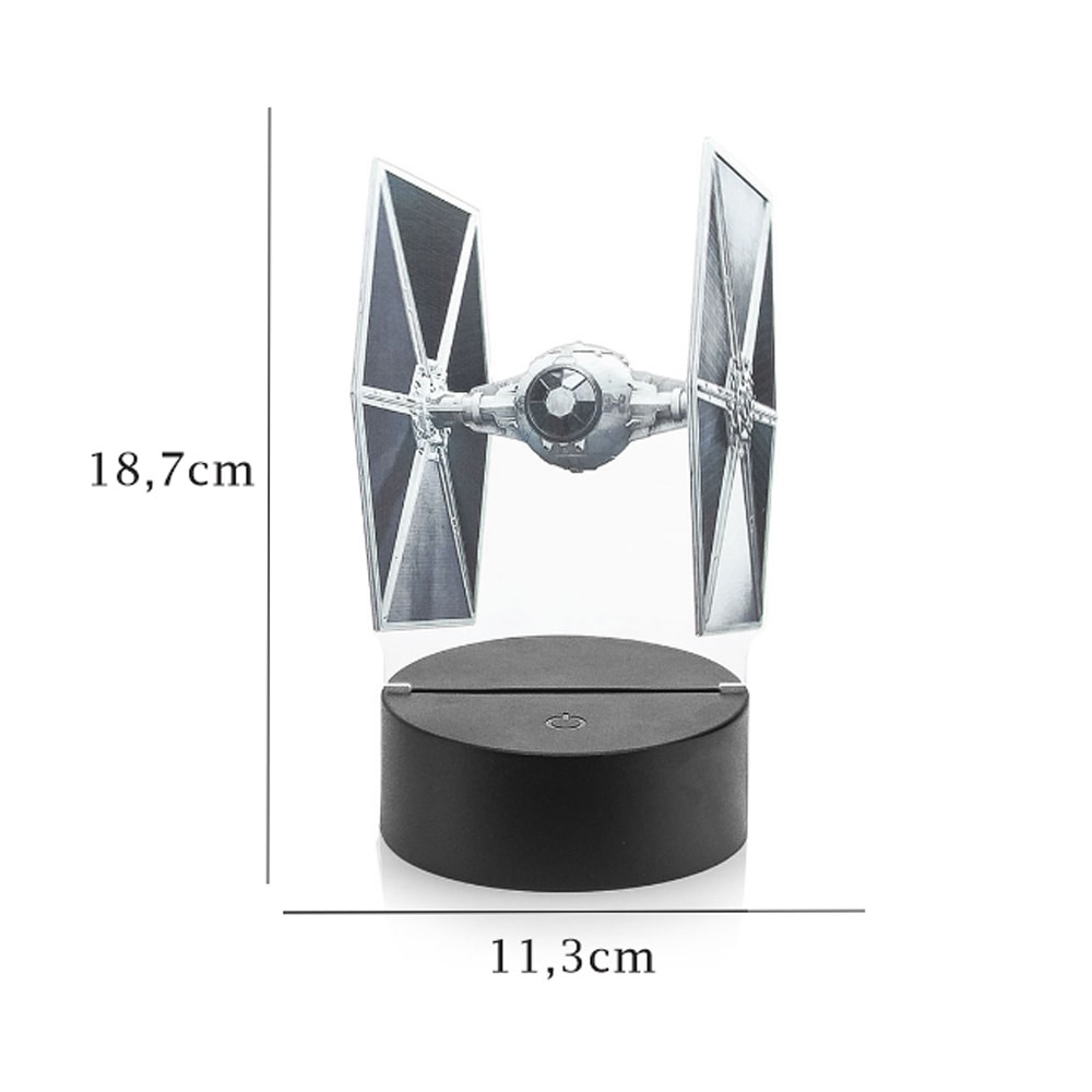Luminária de Led com Impressão Digital - Tie Fighter Luminária de Led com Impressão Digital - Tie Fighter