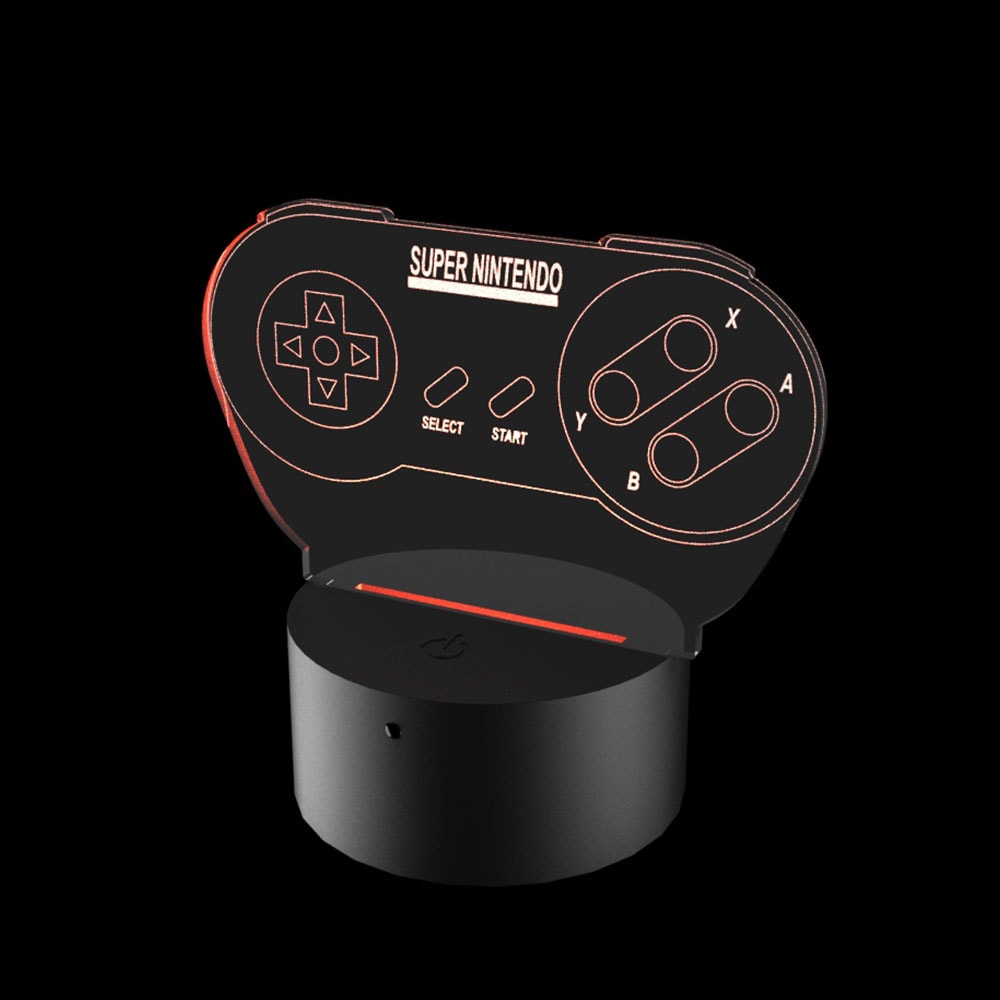 Luminária de Led - Controle Super Nintendo Luminária de Led - Controle Super Nintendo