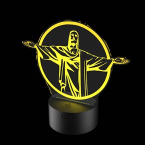 Luminária de Led - Cristo Redentor