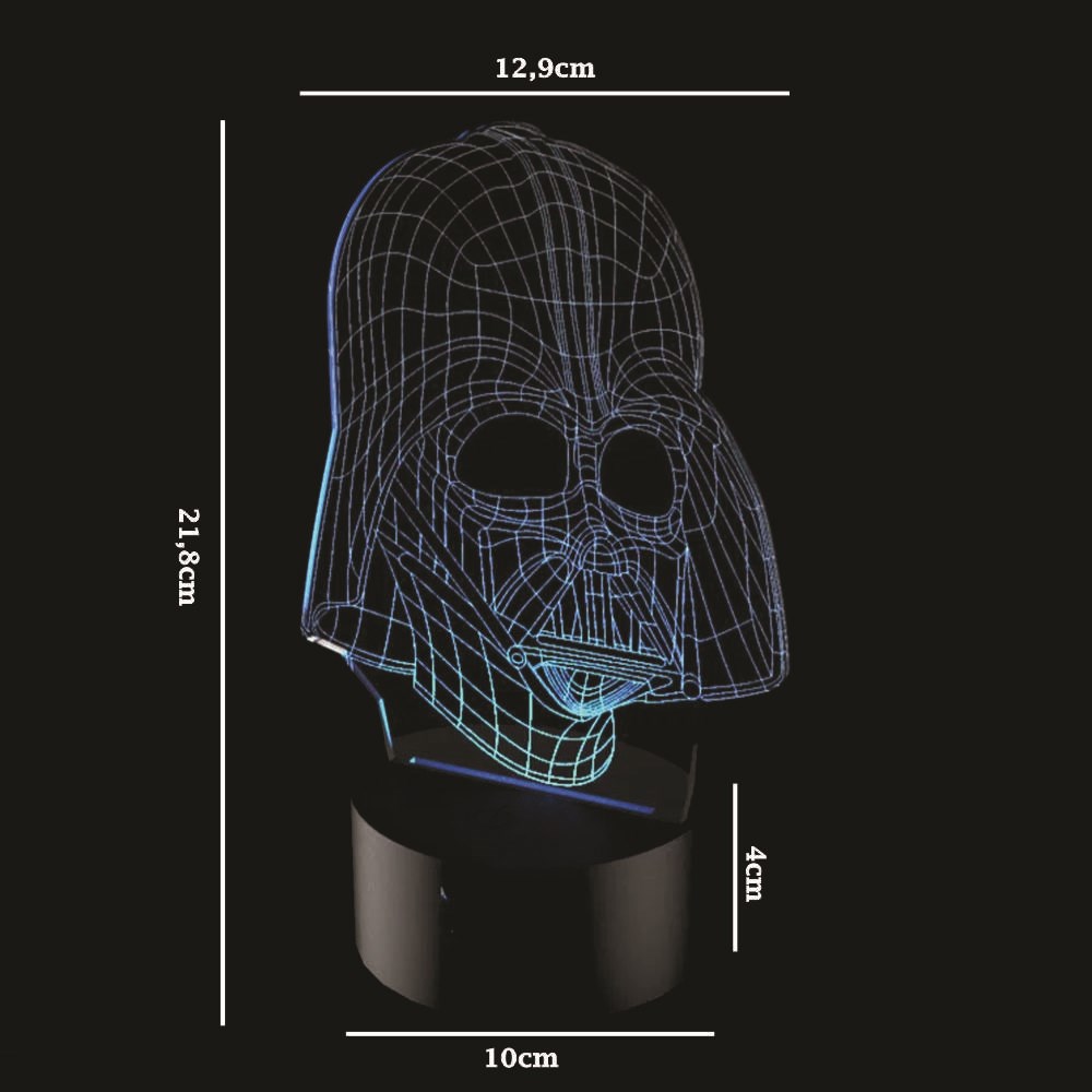 Luminária de Led - Darth Vader Star Wars