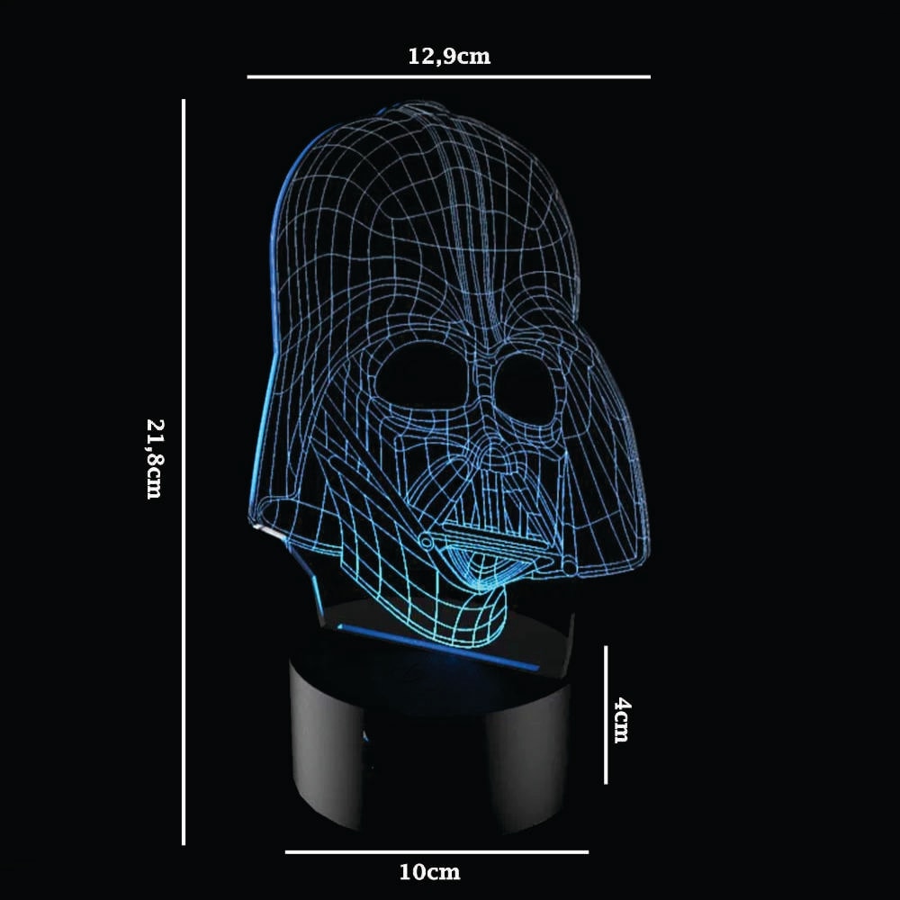 Luminária de Led - Darth Vader Star Wars Luminária de Led - Darth Vader Star Wars