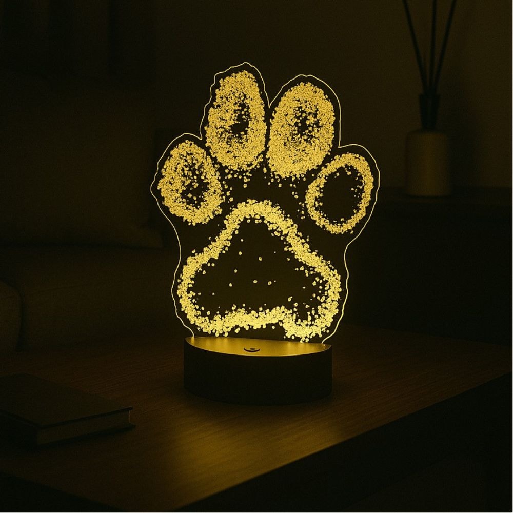 Luminária de Led - Digital de Pet
