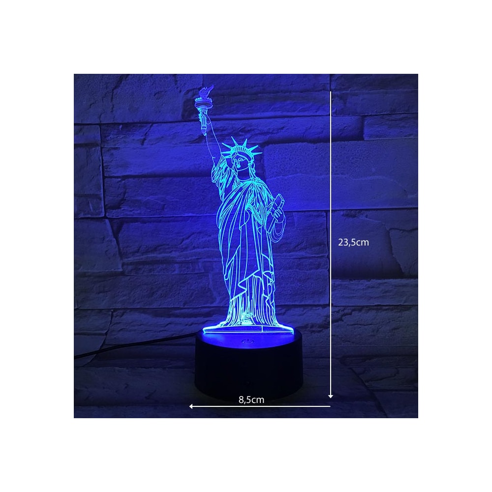 Luminária de Led - Estatua da Liberdade Luminária de Led - Estatua da Liberdade