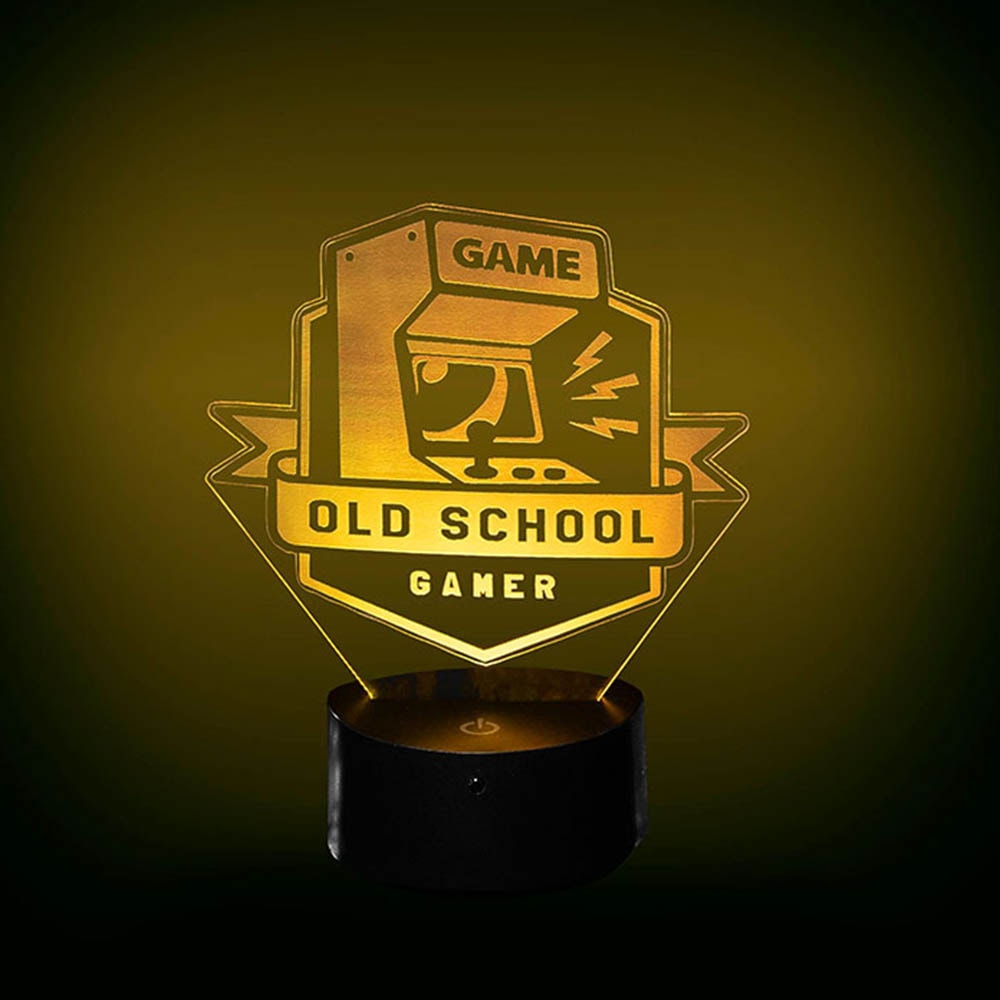 Luminária de Led - Geek Old School Gamer Luminária de Led - Geek Old School Gamer
