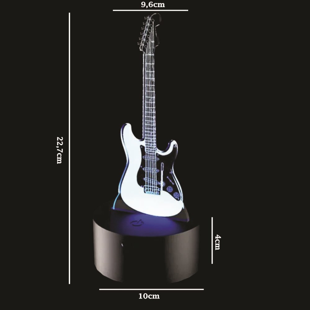 Luminária de Led - Guitarra