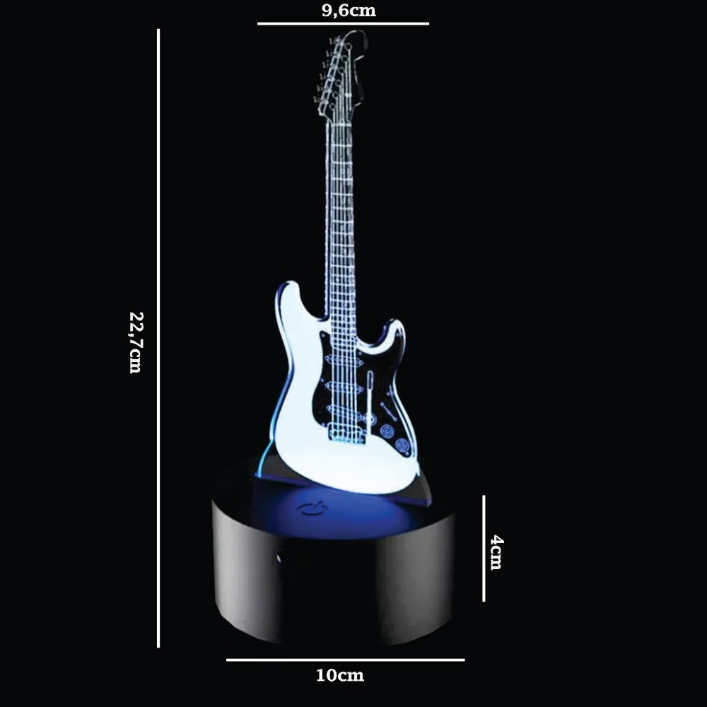 Luminária de Led - Guitarra Luminária de Led - Guitarra