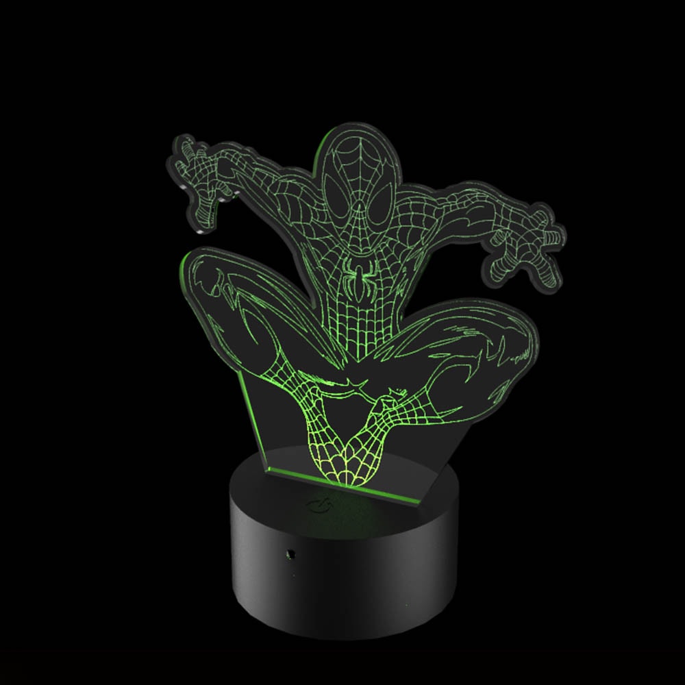 Luminária de Led - Homem Aranha
