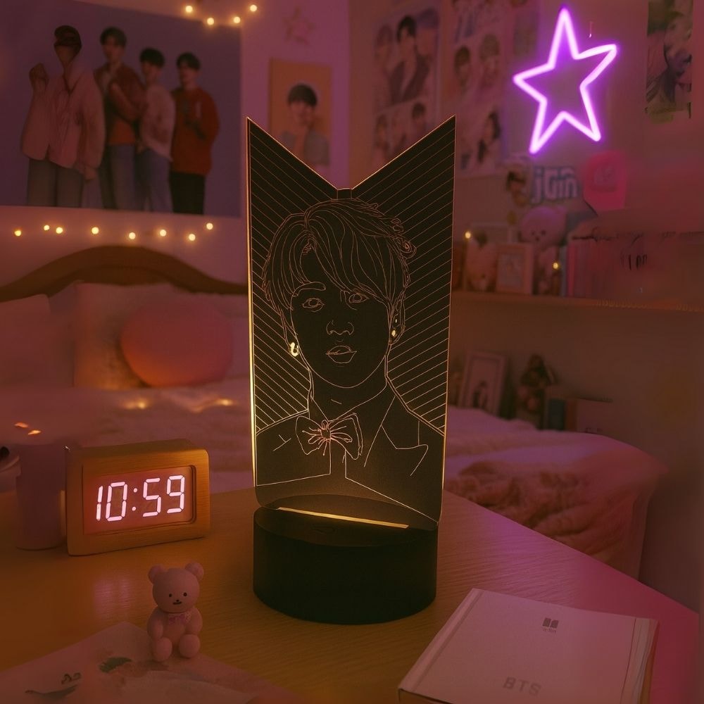 Luminária de Led - Jungkook BTS - Acrílico Store