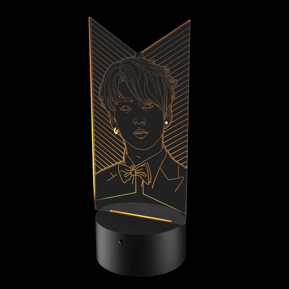 Luminária de Led - Jungkook BTS - Acrílico Store