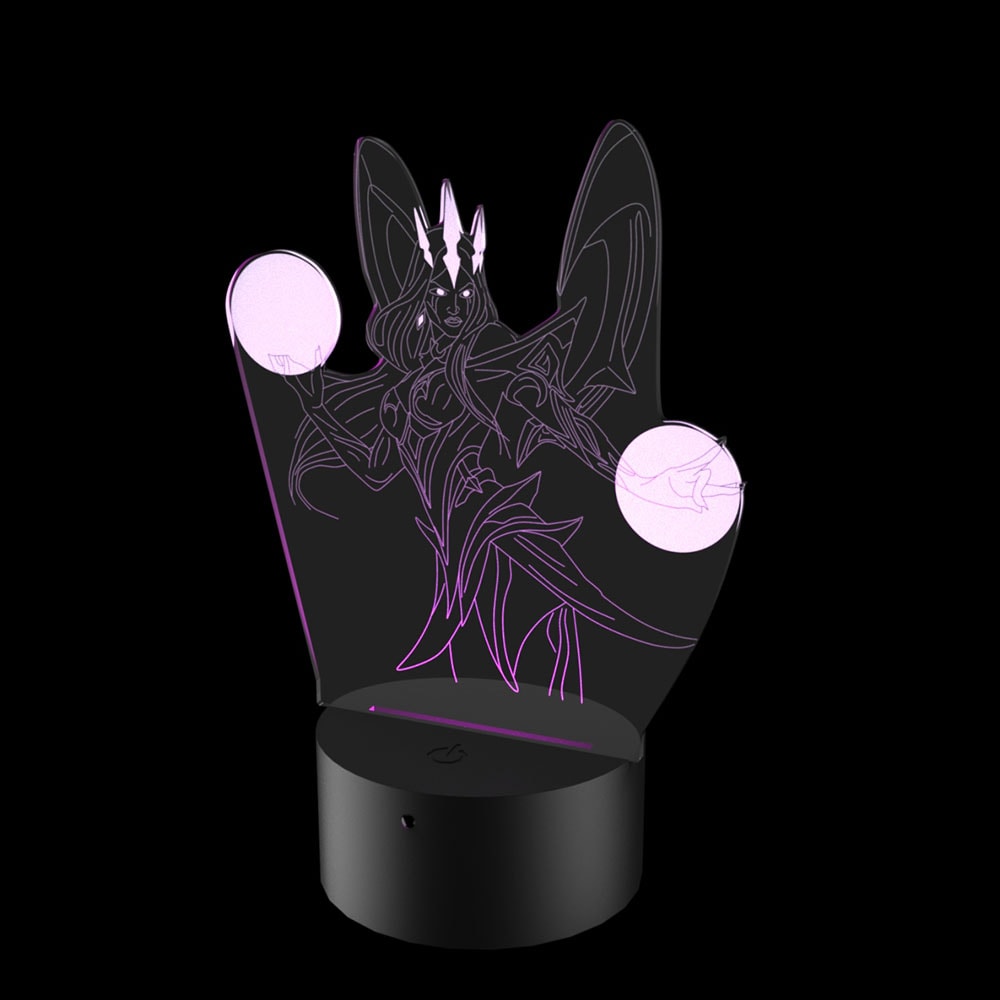 Luminária de Led - Karma League Of Legends Luminária de Led - Karma League Of Legends