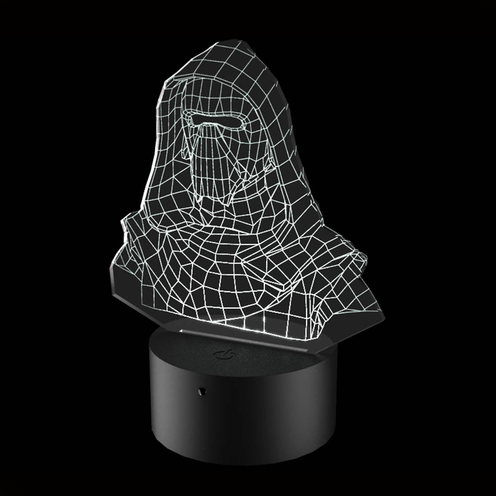 Luminária de Led - Kylo Ren Bust Star Wars Luminária de Led - Kylo Ren Bust Star Wars