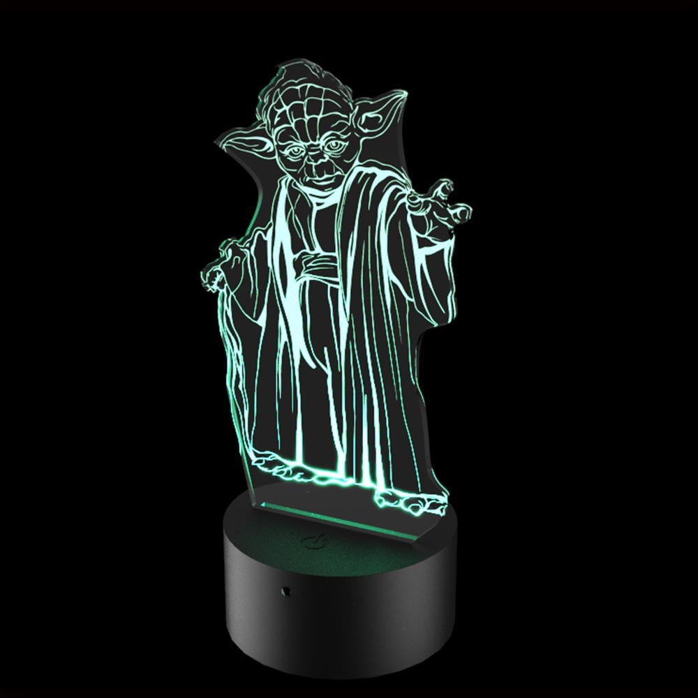 Luminária de Led - Mestre Yoda Star Wars Luminária de Led - Mestre Yoda Star Wars