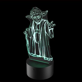 Luminária de Led - Mestre Yoda Star Wars