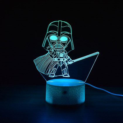 Luminária de Led - Miniatura Darth Vader