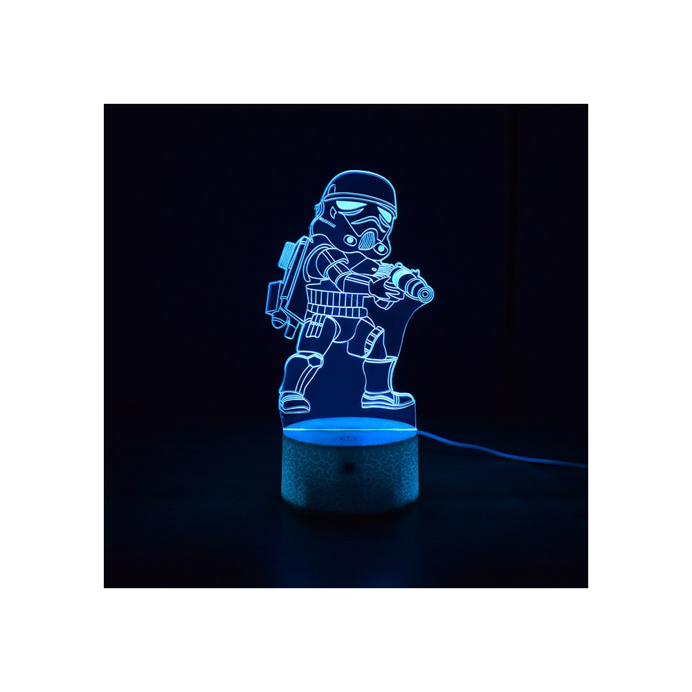 Luminária de Led - Miniatura Stormtrooper Luminária de Led - Miniatura Stormtrooper