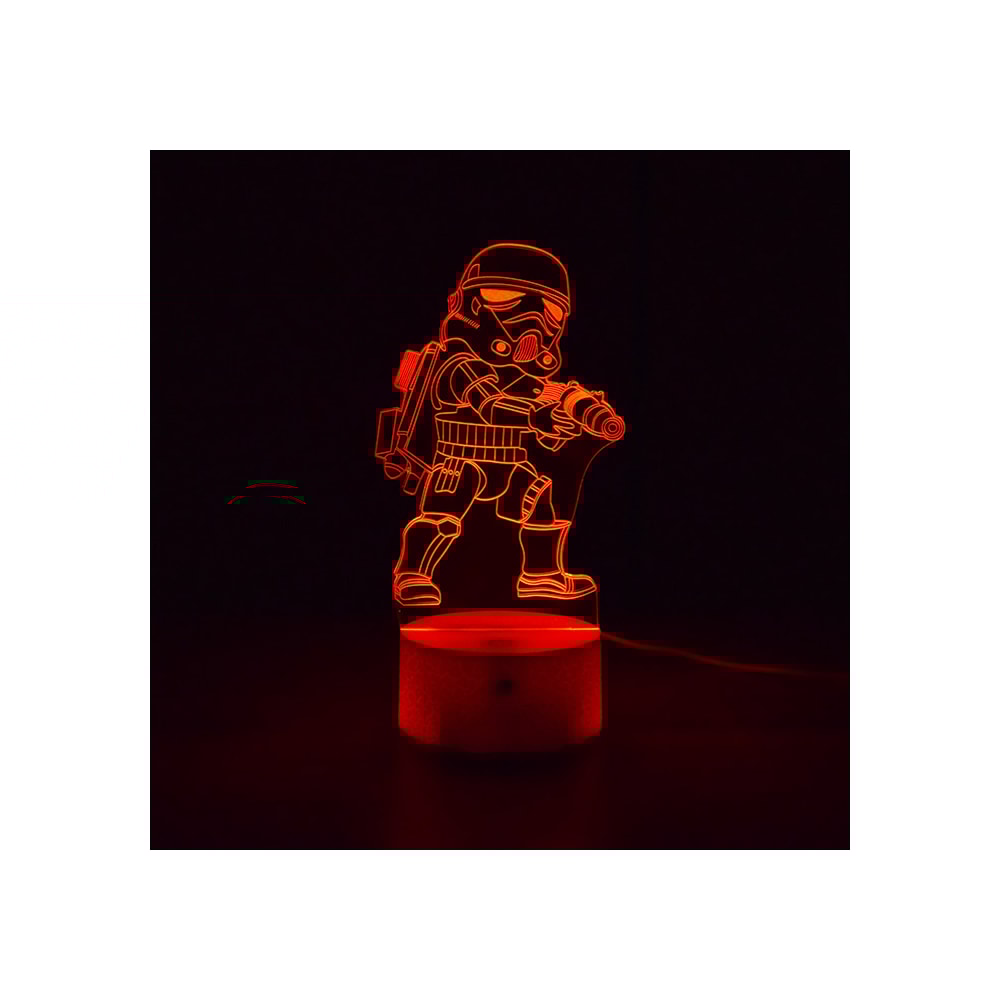Luminária de Led - Miniatura Stormtrooper Luminária de Led - Miniatura Stormtrooper