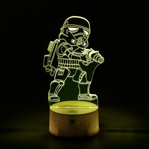 Luminária de Led - Miniatura Stormtrooper