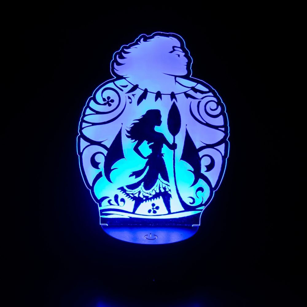 Luminária de Led - Moana e Maui Luminária de Led - Moana e Maui
